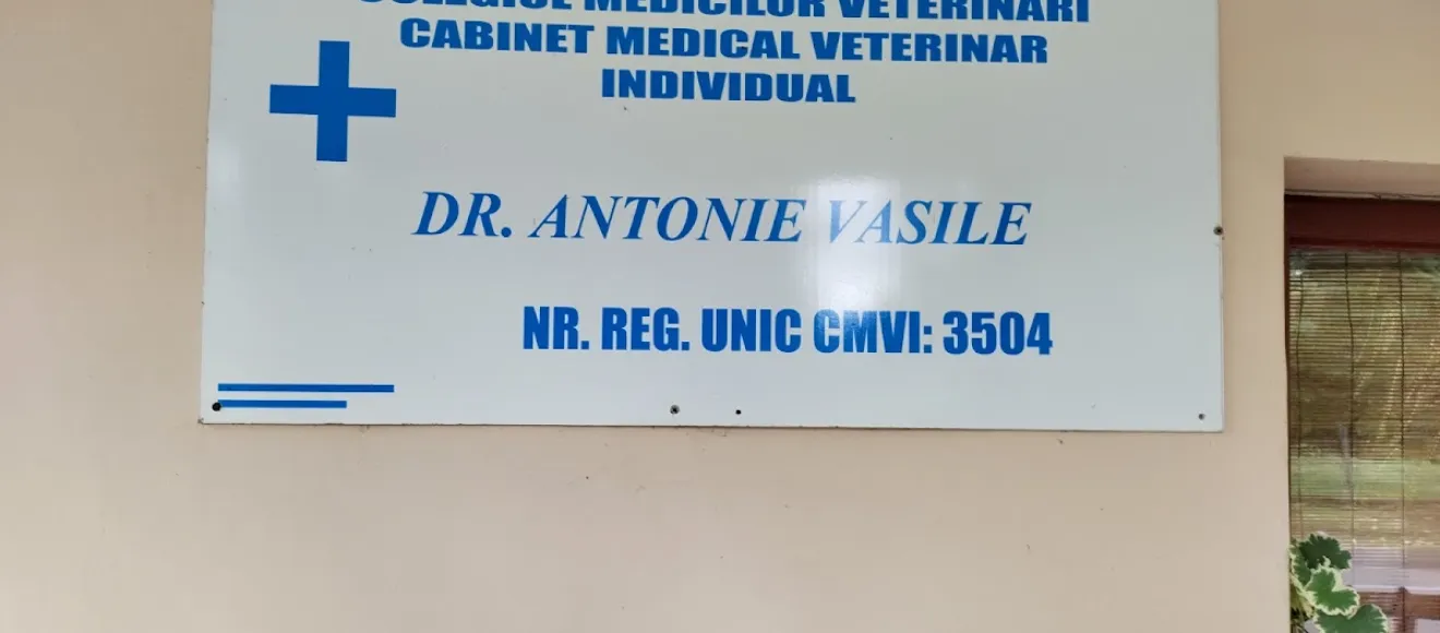 Antonie Vasile, Cab. Med. Vet. — fotografie de copertă